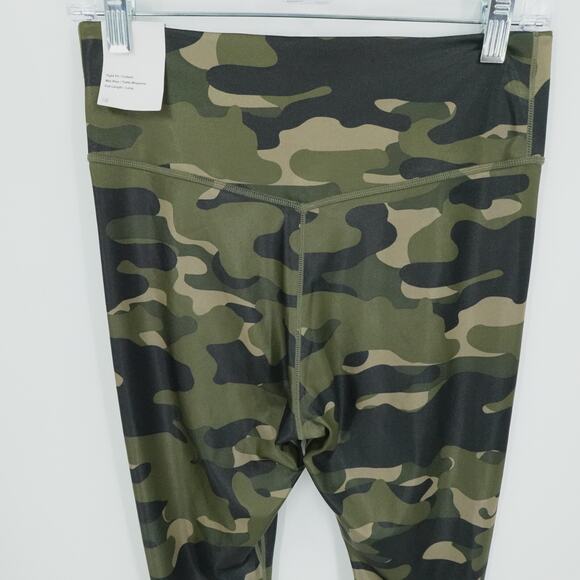 Nike Legging Womens Medium Green Camo One Dri FIt Trainging Gym Workout Stretch - Picture 11 of 14